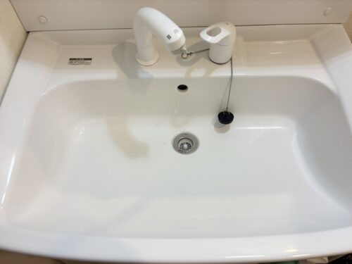 洗面台クリーニング　清掃後